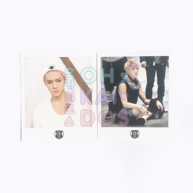 EXO SEHUN - SUM XOXO WOLF POLAROID