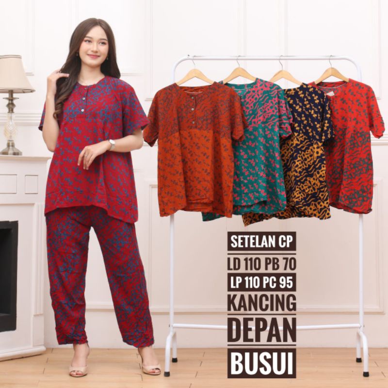 SETELAN CAP / SETELAN BATIK / SETELAN MURAH / BATIK PEKALONGAN