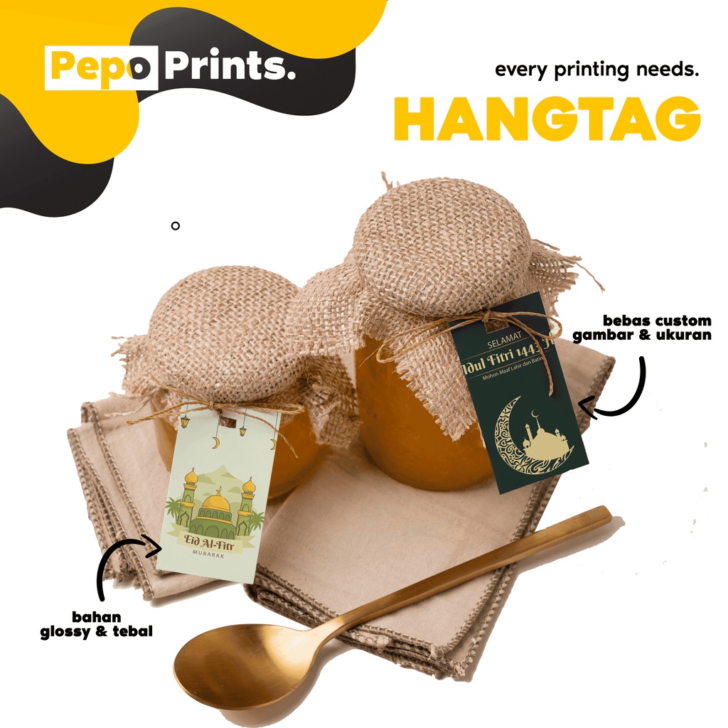 

Pepo - Hang Tag / Label Produk [CUSTOM]