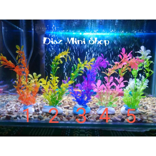 Tanaman Hiasan Aquarium / Tanaman Plastik Hiasan Aquarium