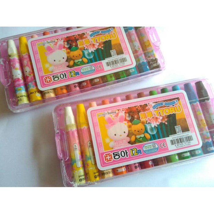 

Dong-A crayon / krayon / oil pastel 12 warna