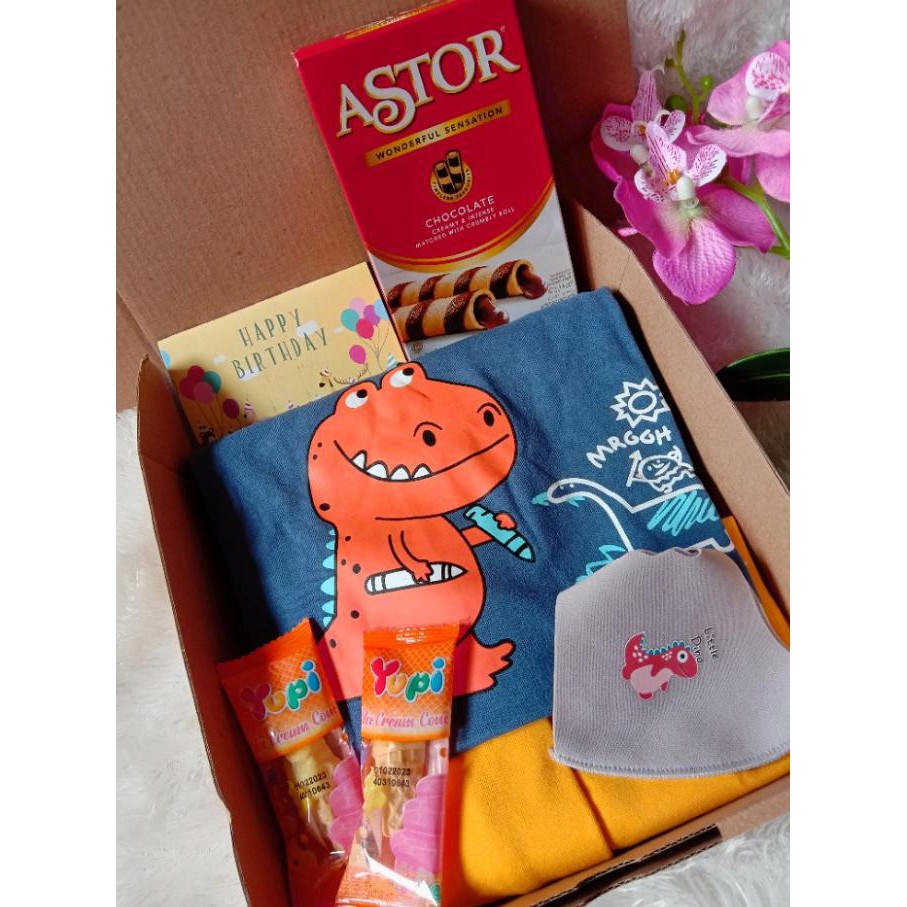 Kado Hadiah Ultah Anak Laki-Laki / Hampers Kado Piyama Anak 2-7Tahun - 2-3 Tahun