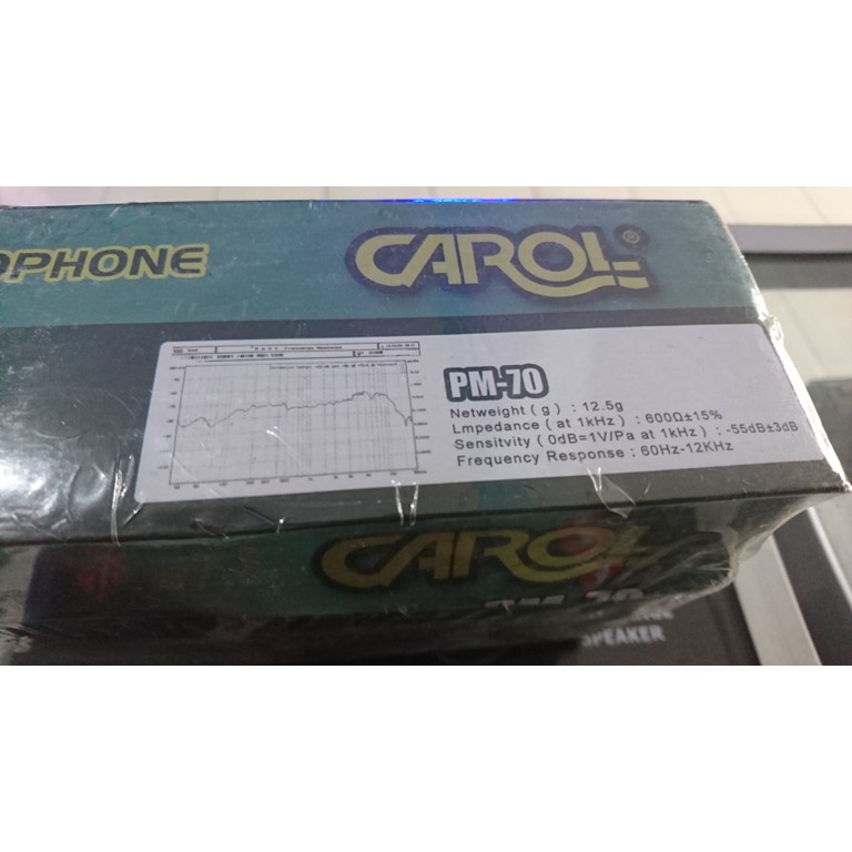 Microphone MIC DYNAMIC Cable KARAOKE PROFESIONAL CAROL PM70