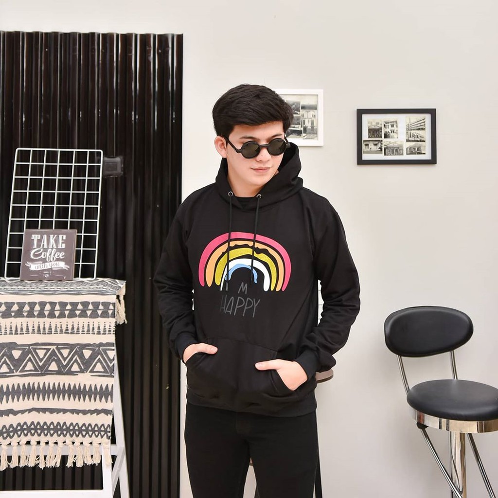 HOODIE HAPPY RAINBOW PRIA DAN WANITA