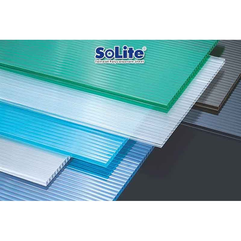 POLYCARBONATE SOLITE POLIKARBONAT 4mm FLAT FIBER 2.1mx11.8m