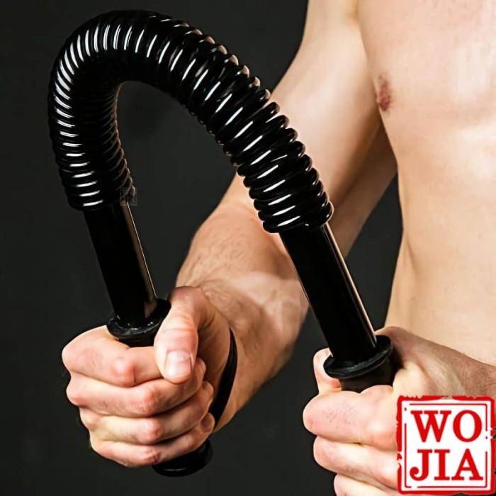 Power Twister Alat Olahraga Fitness Pembentuk Otot Lengan Bahu Dada