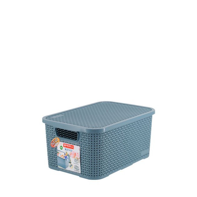 Lion Star Revo Keranjang Anyam Plastik CA-12 Storage Box 7 Ltr Kotak