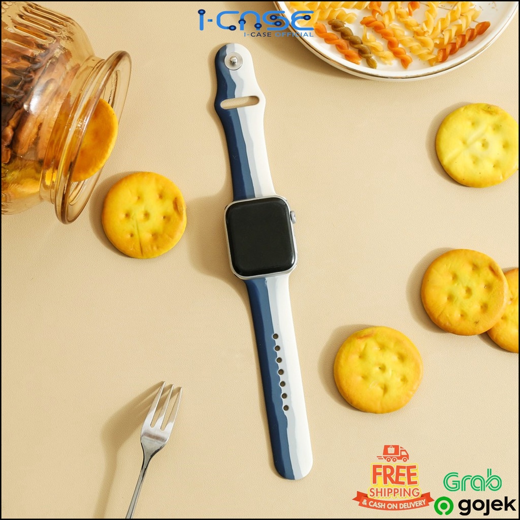 Smart iWatch Rubber Sport Strap Band Rainbow (HANYA STRAP)