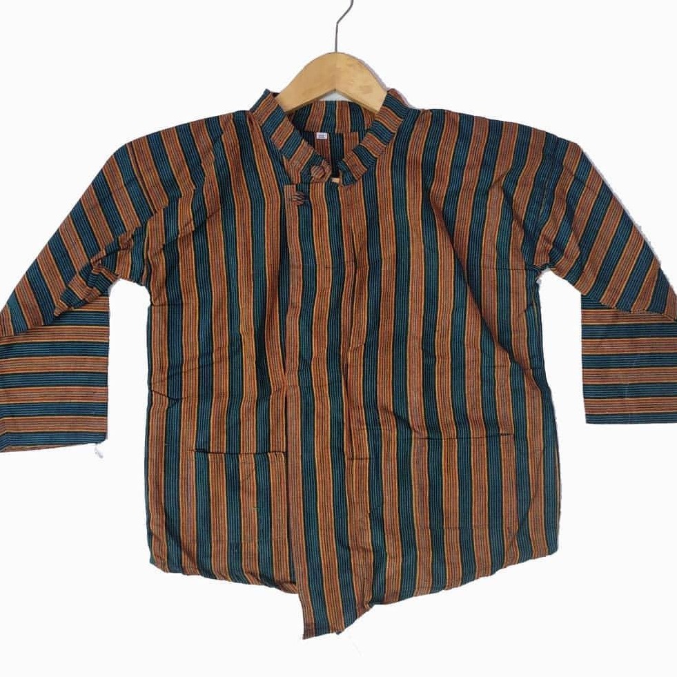 COD...!!! Baju Surjan Tenun Lurik Anak - Size Bayi Sampai SD #Adat #Jawa #Tradisional