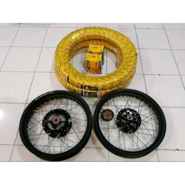 PAKET VELG TROMOL BAN KLASIK SET SCORPIO JAPSTYLE