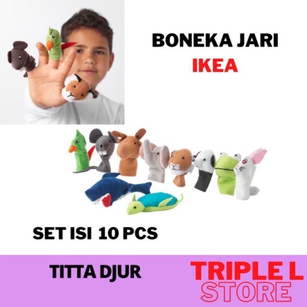 

Jual Boneka Jari Binatang Animals Finger Puppet Set Isi 10 Pcs Limited