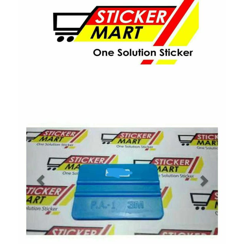 Scraper utk pasang kaca film sticker 3M biru