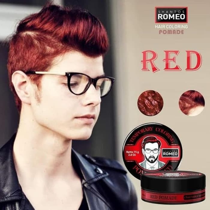 Shantos Romeo Temporary Coloring Pomade Red 75 gr