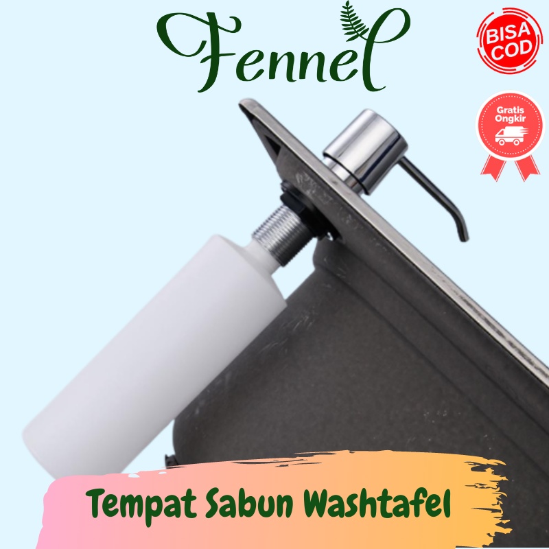 Tempat Sabun Washtafel Keran Air Dispenser 220ml JJ-3122