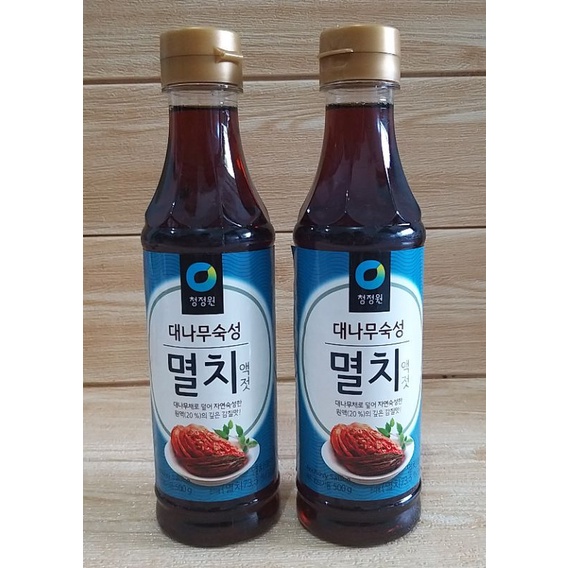 ✔MURAH Daesang Chung Jung One Anchovy Sauce Kecap Ikan Teri &amp; Canary 500gr / Kecap Ikan Teri Korea