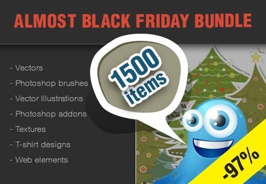 InkyDeals Black Friday Surprise $1839 Worth of Design Goodies for Only