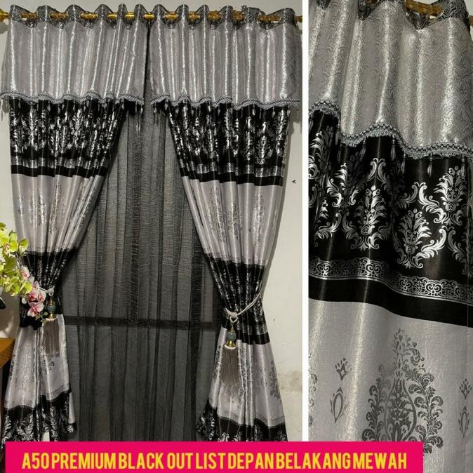 GORDEN PINTU GORDEN JENDELA // JAKAT PRINT ABU HITAM