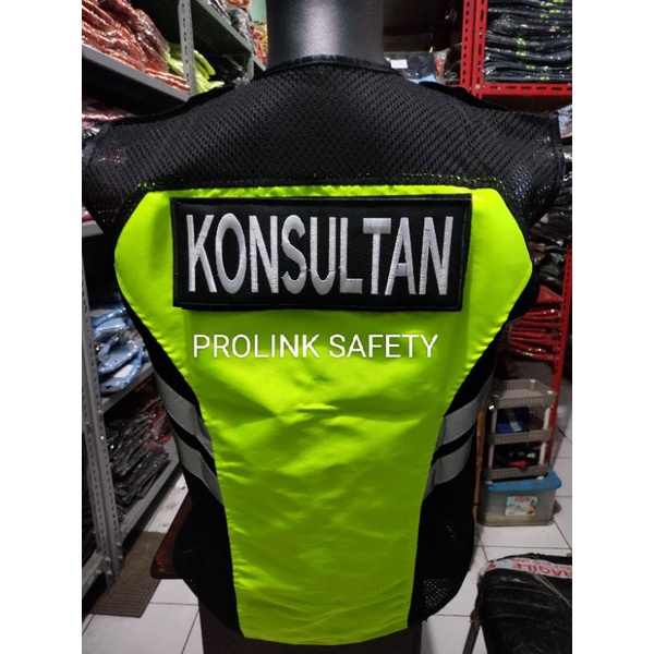 PAKET LENGKAP LOGO ROMPI VELCRO KONSULTAN DAN SAFETY