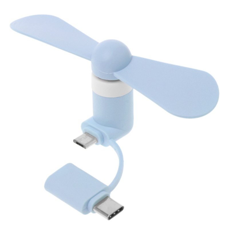 Cre Fans Tipe C Micro USB Cooler Kipas Angin Kecil Pendingin Genggam