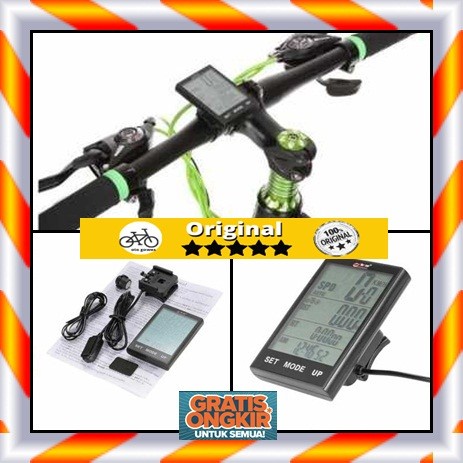 Speedometer Sepeda Gunung Polygon MTB United Wired Odometer LEDBOGEER