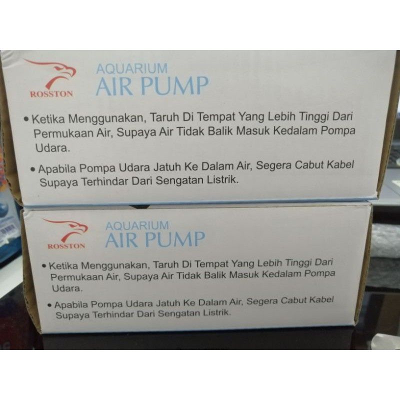 PROMO MURAH Airpump aerator udara aquarium ROSSTON L2