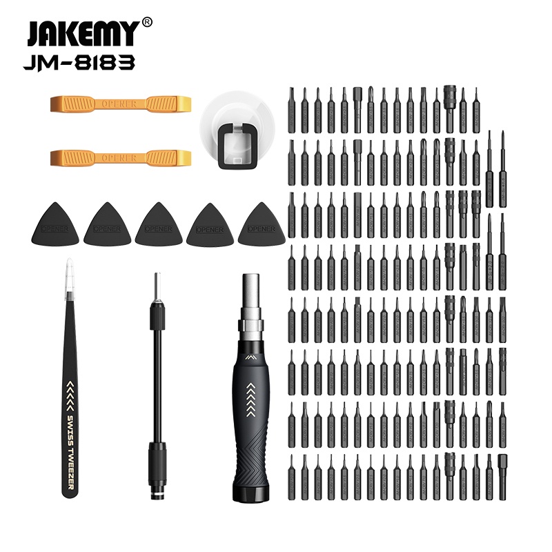 Jakemy JM-8183 145in1 Obeng Set Hp Laptop Komputer Torx Philips Sloted Pentagon