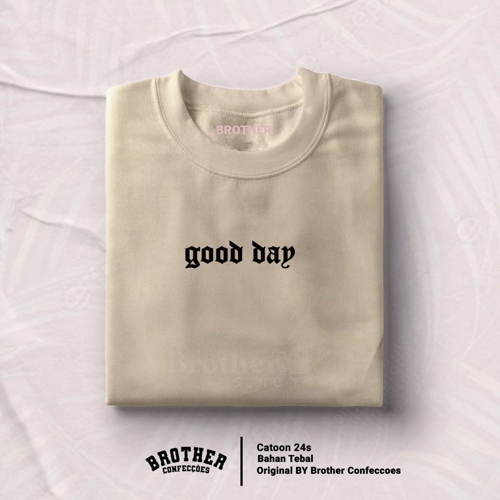 Kaos Distro GOOD DAY Little Yellow - Abu Misty Premium