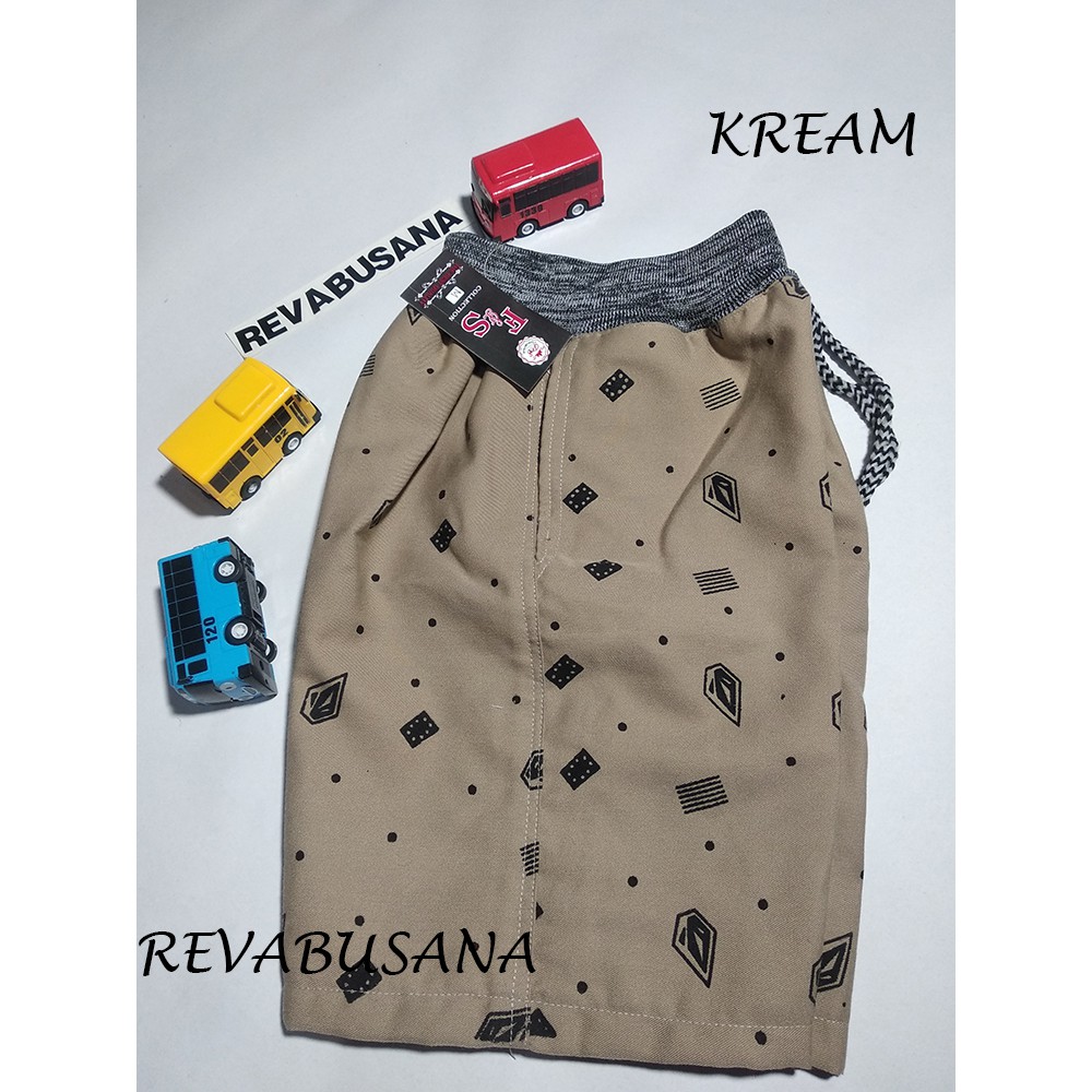 Celana Pendek Anak Pria Celpen Laki Laki Motif Pinggang Rip Kolor Bahan Katun