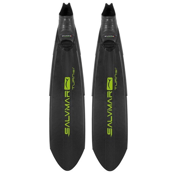 Long Fin Salvimar Turn 151 Black - Kaki Katak Fins Freediving Freedive Spearfishing