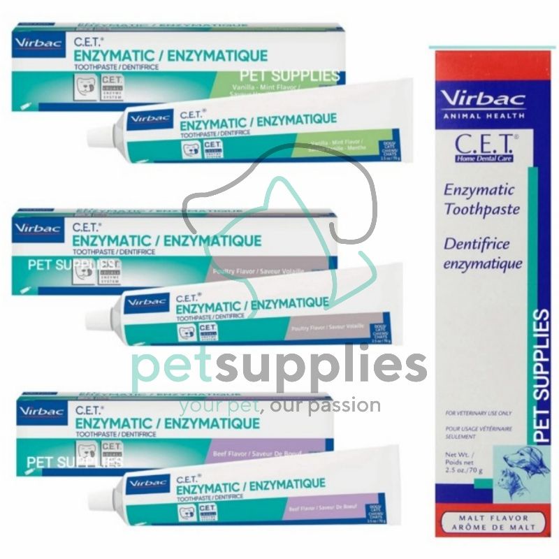 Virbac enzymatic toothpaste odol anjing kucing