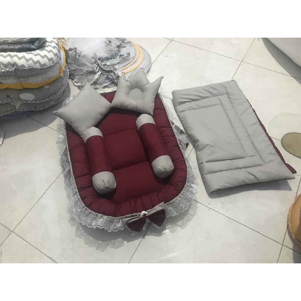 [PAKET MURAH] KASUR BABY NEST BAYI RENDA + PITA SET BEDCOVER FREE BONUS TAS + BANTAL KOTAK