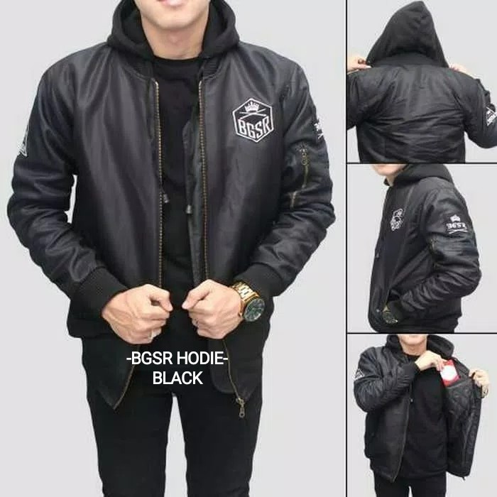 Model Terbaru JAKET BOMBER HODIE TERBARU BGSR PRIA ORIGINAL PARKA COWOK KEREN Harga Promo