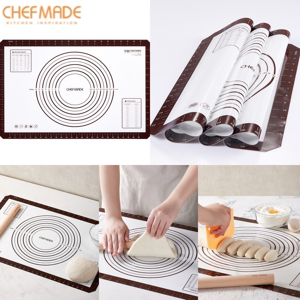 ELtamart Chefmade Silicone Baking Mat Alas Adonan WK9146 | Shopee Indonesia