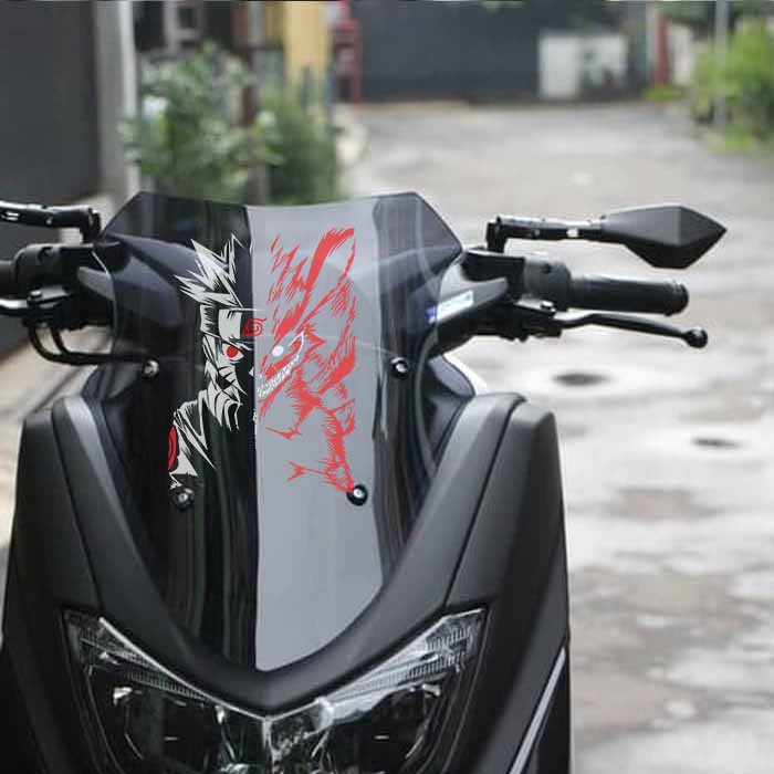 Cutting Stiker Naruto Variasi Motor Mobil Sticker Timbul Keren Nyala Dasbor Spakbor Visor Body Kaca Helm Laptop Hologram Reflective Tahan Air Bodi Samping Nama Jepang Scoopy Vario Beat NMAX PCX Vespa Aesthetic Pickup Anime Windshield Kustom Modif