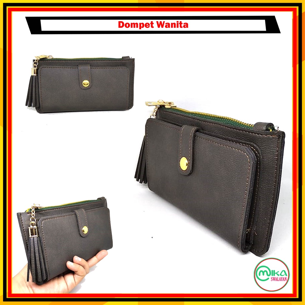 Dompet Wanita Murah | Dompet Wanita Lucu | Dompet Wanita Import Murah | Dompet Panjang Hitam