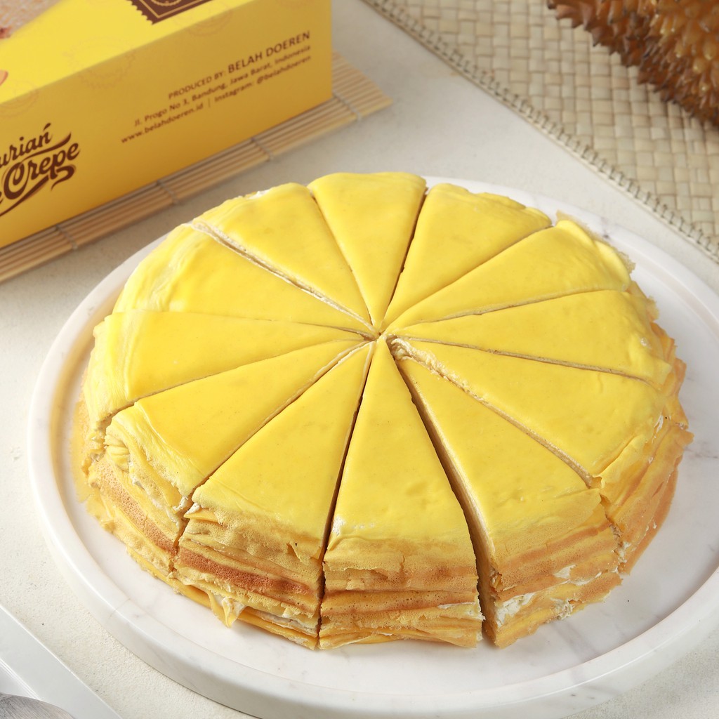 

Tebet Belah Doeren Durian Mille Crepes Whole Cake 1 Loyang