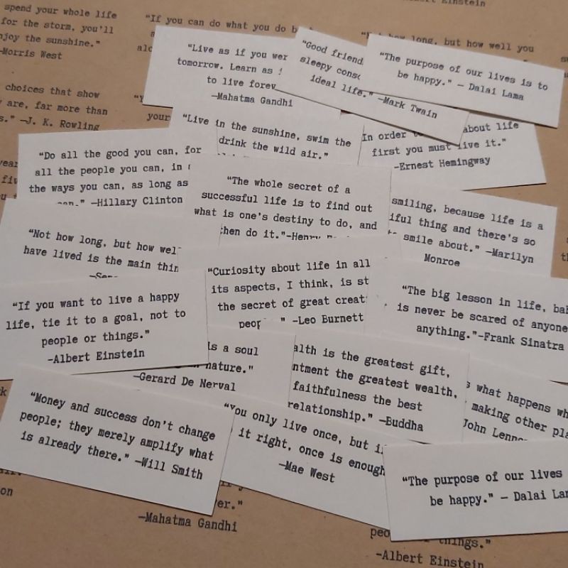 

24 Pcs Quote Orang Terkenal Untuk Journaling Bujo Scrapbook