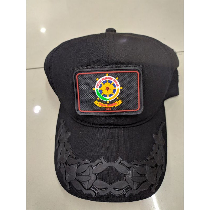 TOPI POLPP HITAM DAN KREM