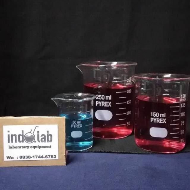 BEAKER GLASS  50 ML PYREX
