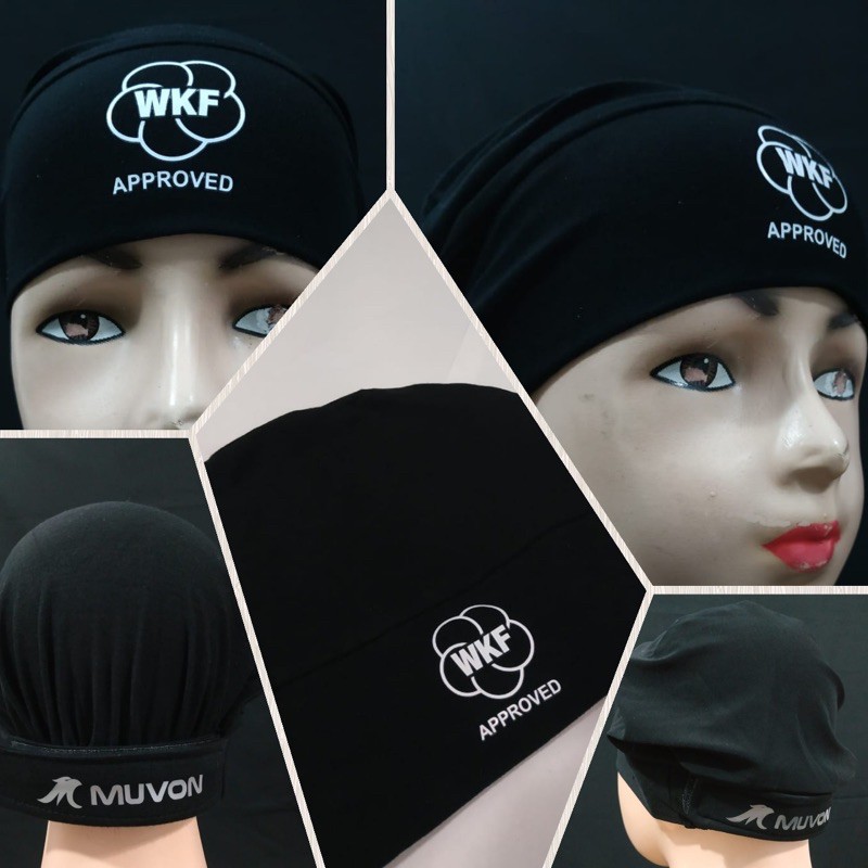 Hijab Karate Muvon Original WKF Approved Ciputat Karate Jilbab Karate Khusus Wanita