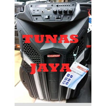 Unik Speaker Portable Amplifier Wireless Meeting ASATRON HT 8879 UKM 12inch Berkualitas