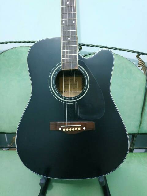 Gitar Akustik Elektrik Merk Cole Clark Cyprus Warna Hitam Doff Black Doff Eq 7545 Murah Jakarta