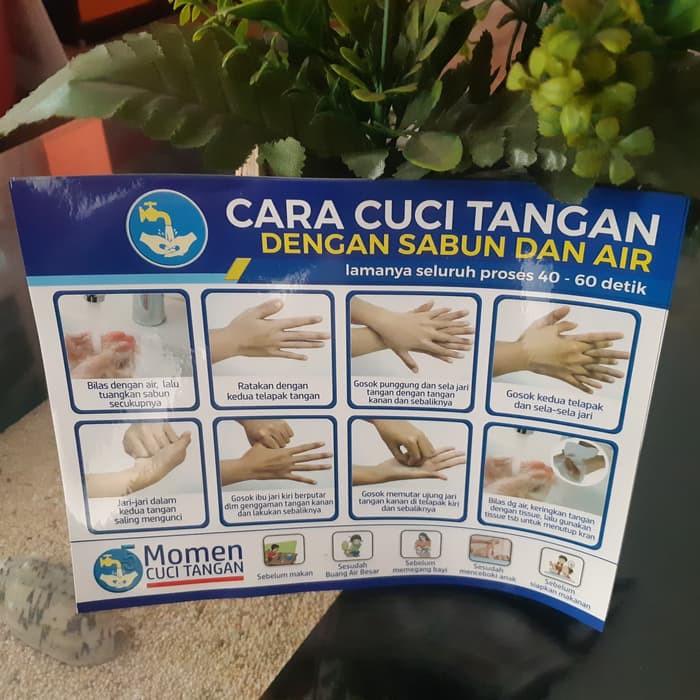 

Stiker Cara Cuci Tangan EKSLUSIF