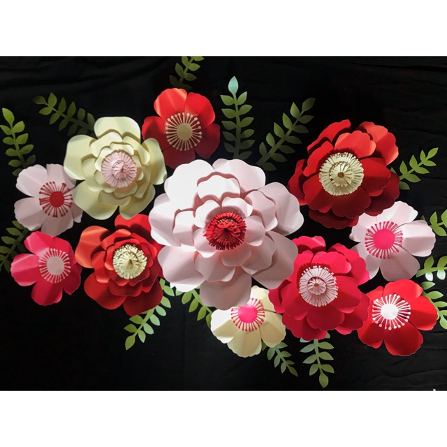 

Flower paper backdrop (ready stock)