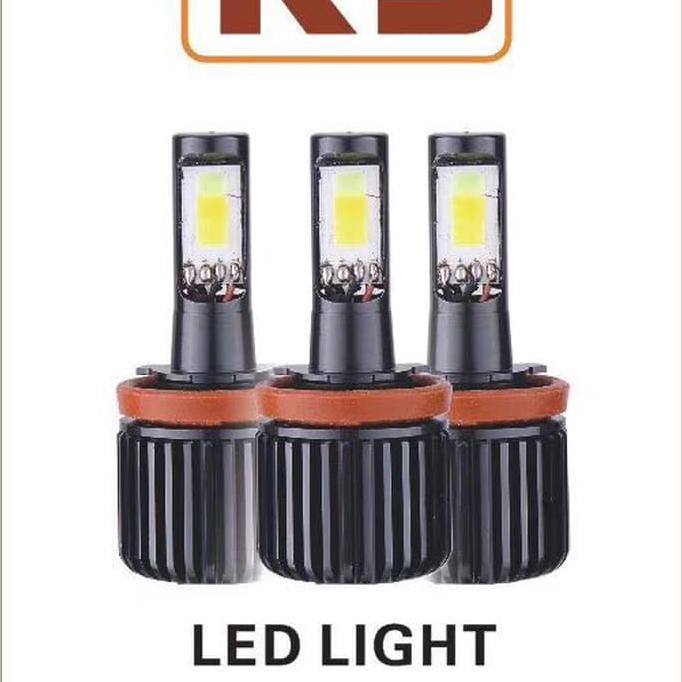 STAR SELLER LAMPU TURBO LED K5 HEAD LAMP MOBIL 3 WARNA H11 HB4 H1 H3 #9