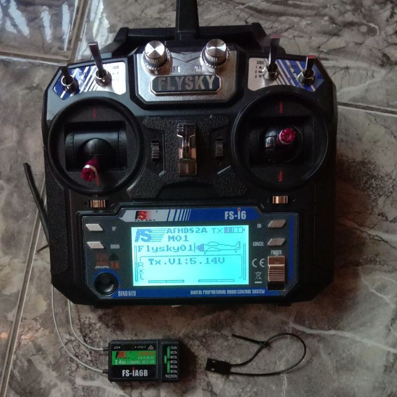 Remot Flysky Fs-i6 bekas