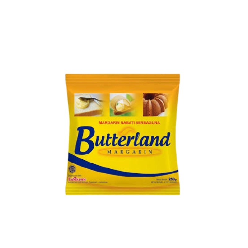 

Mentega Butterland Margarin Nabati Serbaguna 250 Gram