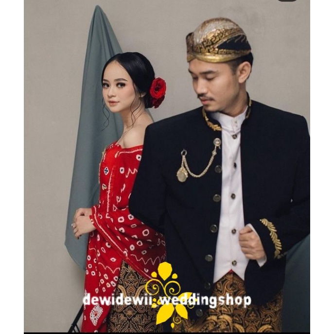 Baju Prewed Adat Jawa, Motif Jumputan