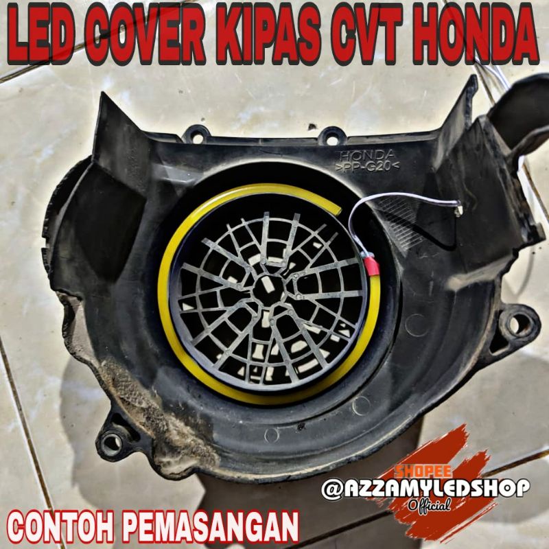 terbaru lampu motor led cover kipas cvt honda beat scoopy genio semua type