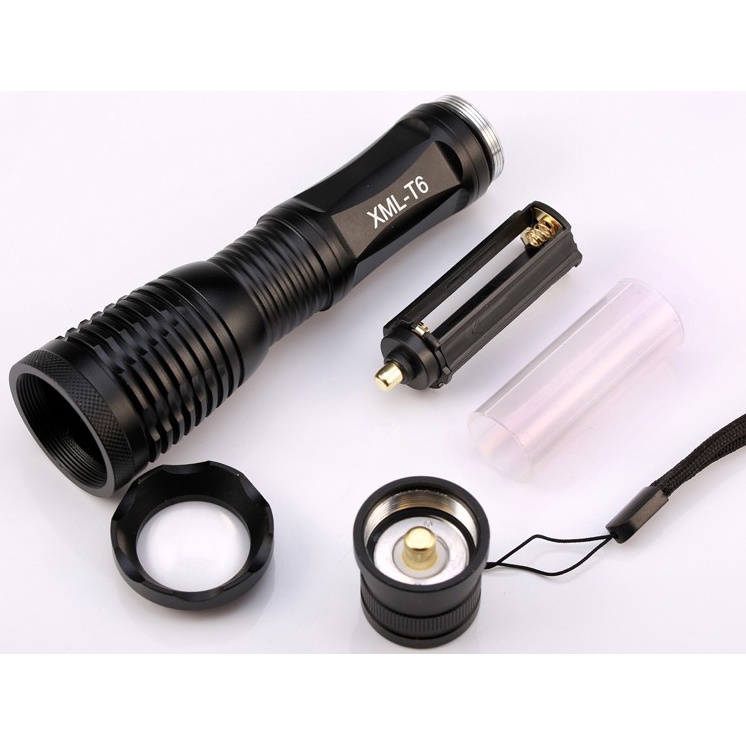 TaffLED Senter LED Tactical Cree XM-L T6 8000 Lumens